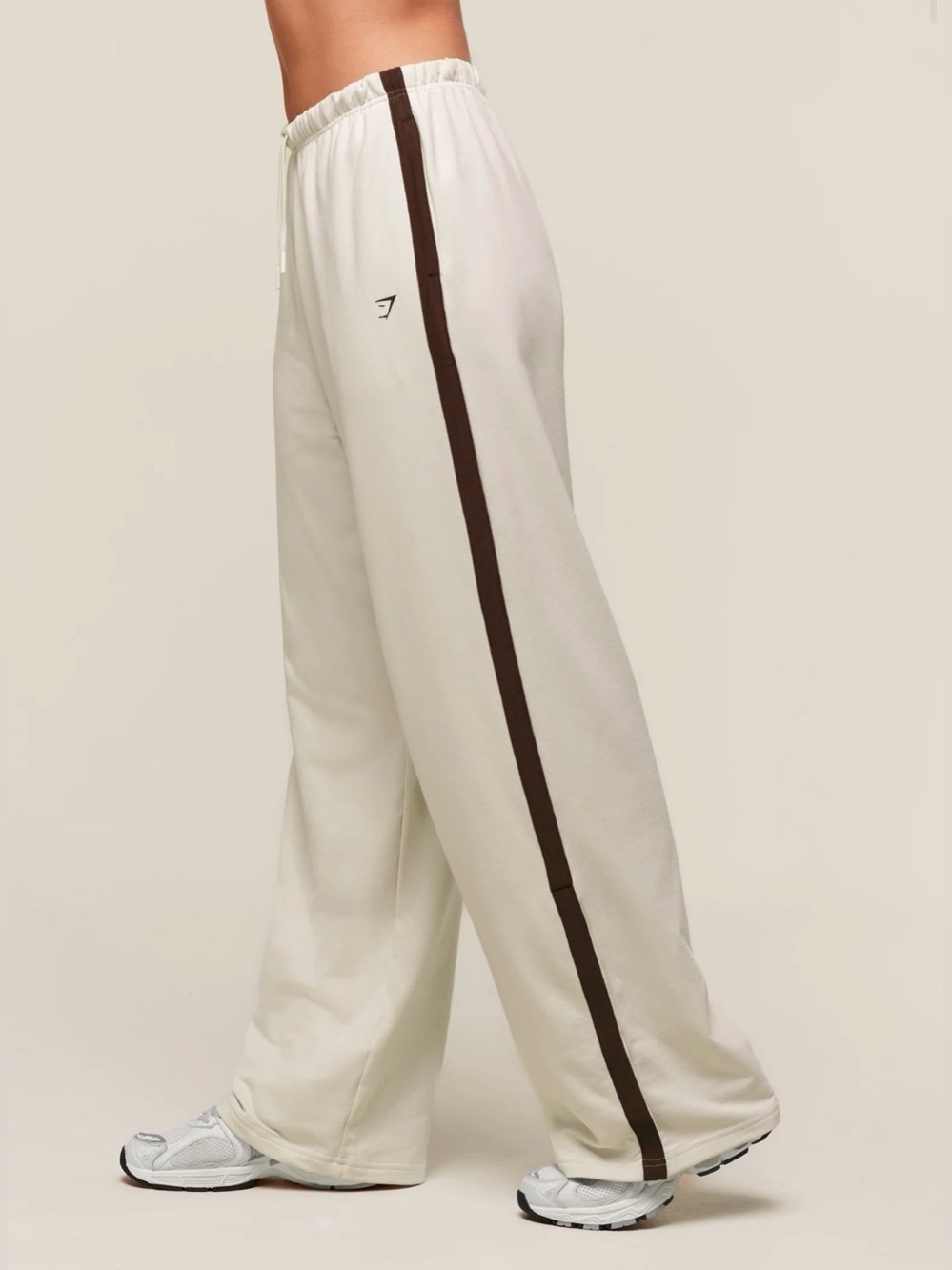 Gymshark RETRO STRIPE SNAP PANTS - XS